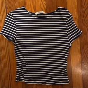 Popsugar ribbed striped shirt